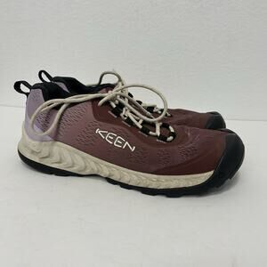 Keen NXIS Shoes Womens Size 9.5 Burgundy Purple Trail Hiking Lightweight 1027799